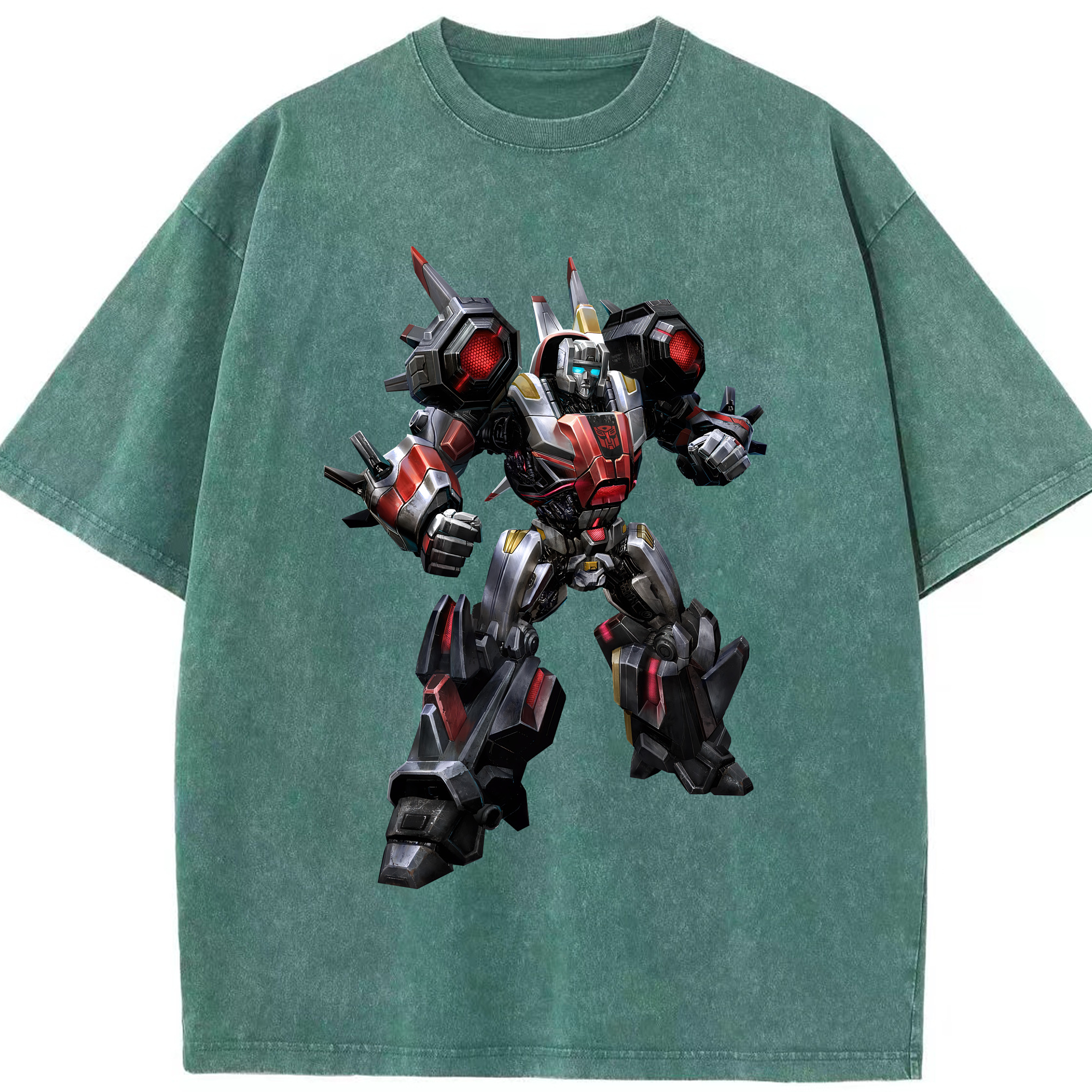 （画像用） Transformers トランスフォーマー 綿100% ヴィンテージ風 半袖Tシャツ（フロントプリント）